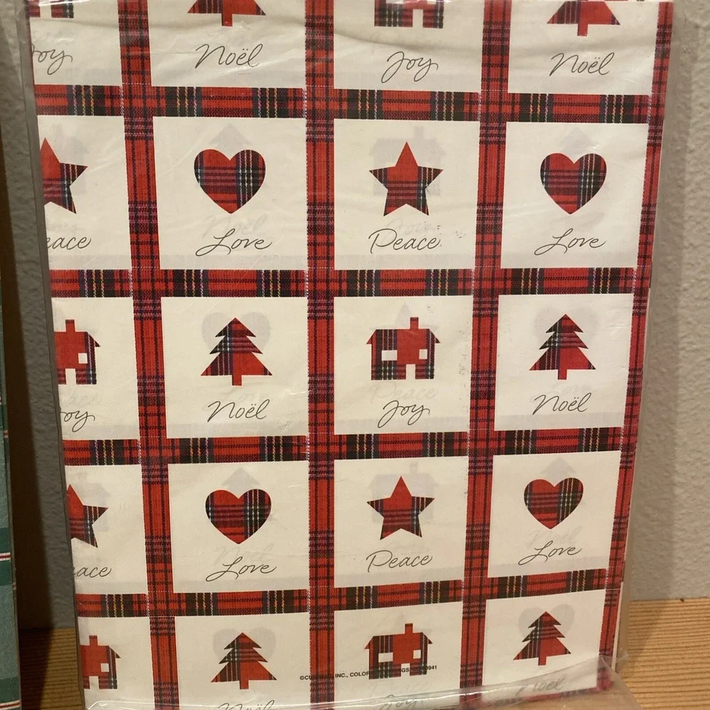 Vintage Gift Wrap‎ Sheets By CURRENT  Christmas Stickers Cards